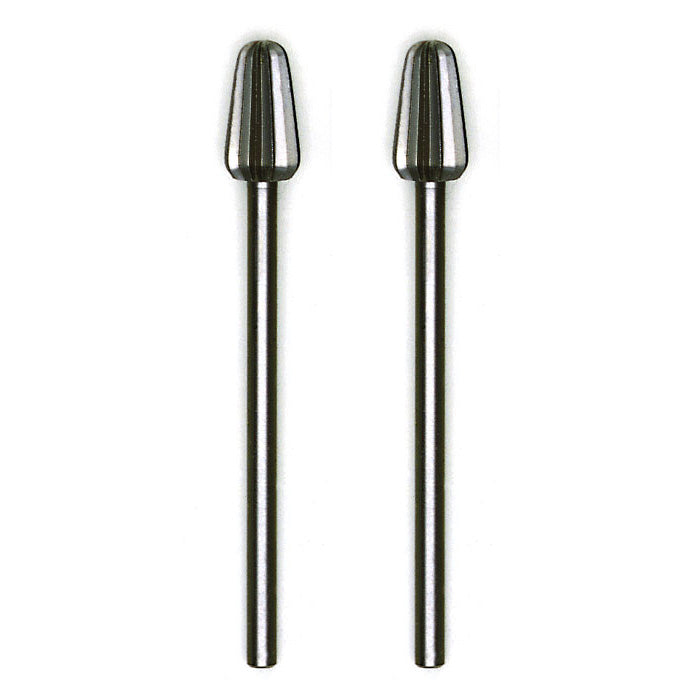 Proxxon Tungsten vanadium cutter, rounded cone, 2 pcs., Ø 5/32" + 15/64" | Pro Tool Haus