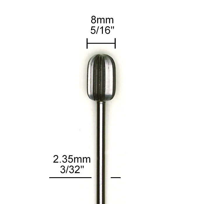 Proxxon Tungsten vanadium cutter, cylinder round, 2 pcs., Ø 5/16" | Detail View | Pro Tool Haus