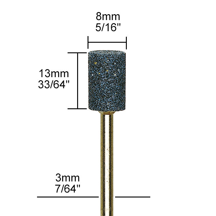 Proxxon Corundum grinding bits, cylinder shape, 3 pcs. | Detail View | Pro Tool Haus