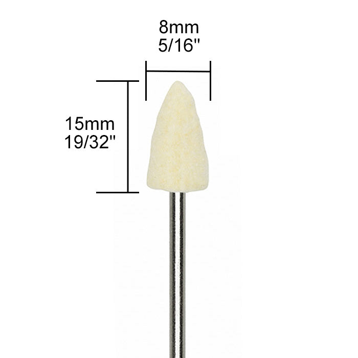Proxxon Felt polishing bit, bullet shape, 2 pcs. | Detail View | Pro Tool Haus