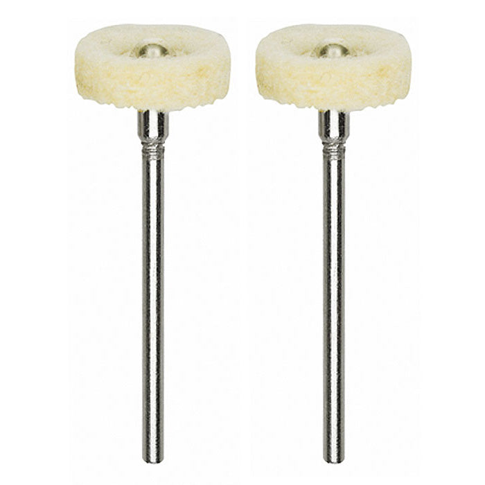Proxxon Felt polishing bit, disc shape, 2 pcs. | Pro Tool Haus