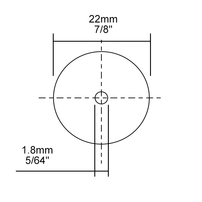 Proxxon Fiber cut discs, 50 pcs., Ø 7/8" | Detail View | proxxon cutting disc | Pro Tool Haus