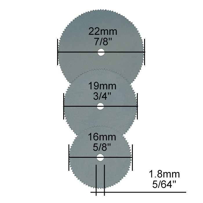 Proxxon Set of metal (spring steel) cut-off blades 3 pcs. | Detail View | proxxon cutting disc | Pro Tool Haus