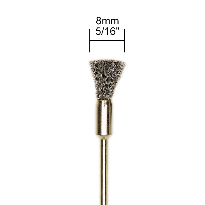 Proxxon Stainless Steel Bristle Brushes, 2 pcs. | Detail View | Pro Tool Haus