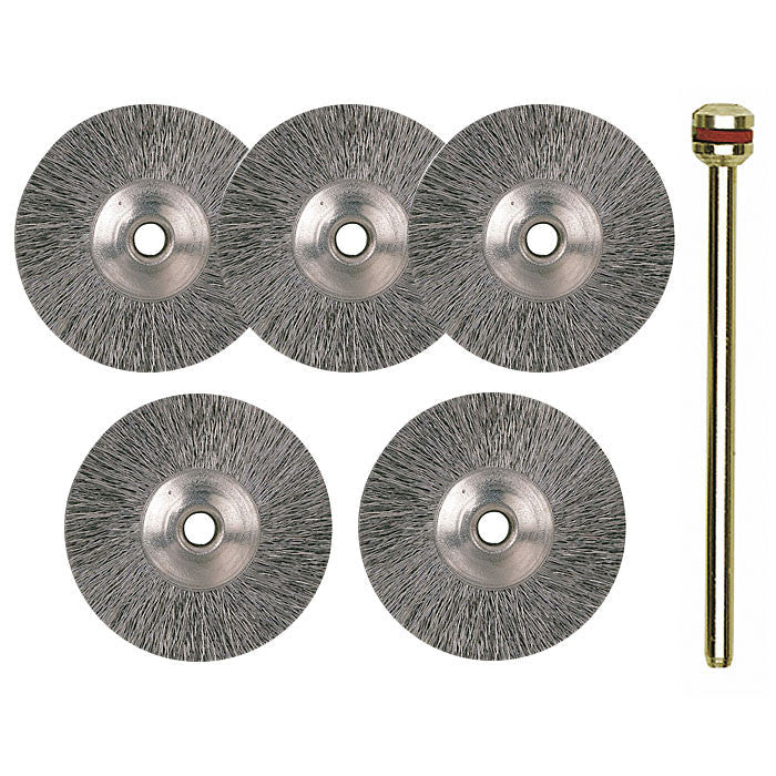 Proxxon Stainless Steel Wire Wheels, 5 pcs. | Pro Tool Haus