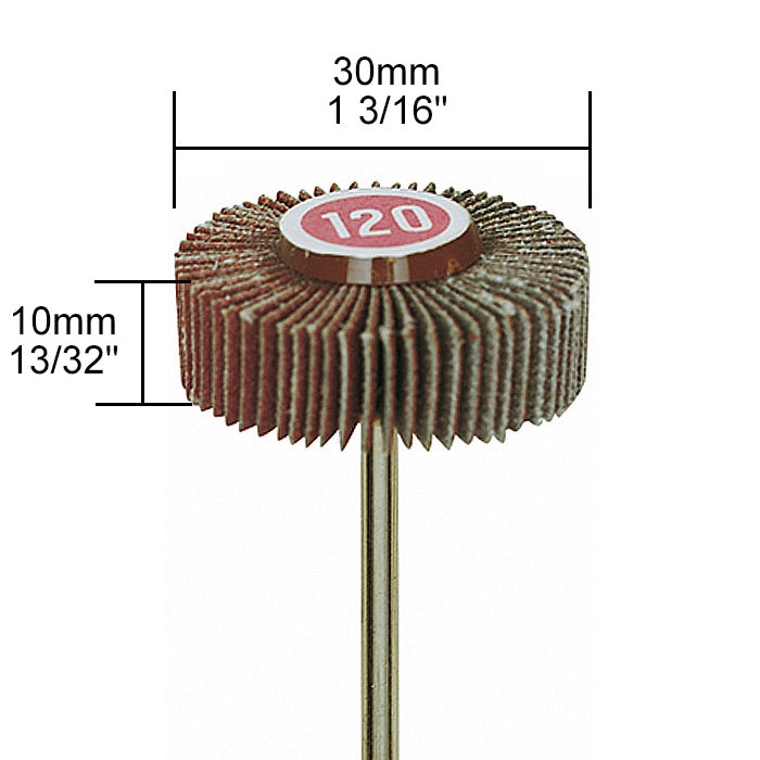 Proxxon Flap wheel, Ø 1 3/16", 120 grit | Detail View | proxxon sanding | Pro Tool Haus