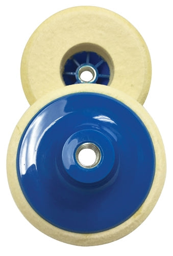 Weha 5" x 5/8-11 Medium Density Felt Wheel | Detail View | buffing | Pro Tool Haus