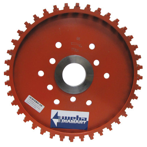Weha 14" x 1 1/2" BridgeSaw Milling Wheel | Application View | bridge saw blade | Pro Tool Haus