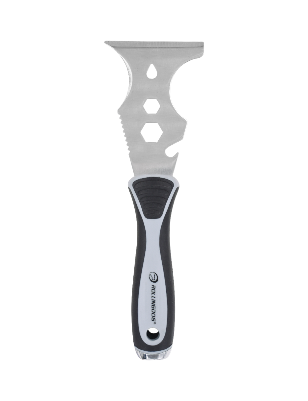 50019-12 in 1 Multifunctional Painter’s Tool – Stainless Steel 3" Blade with Soft Grip