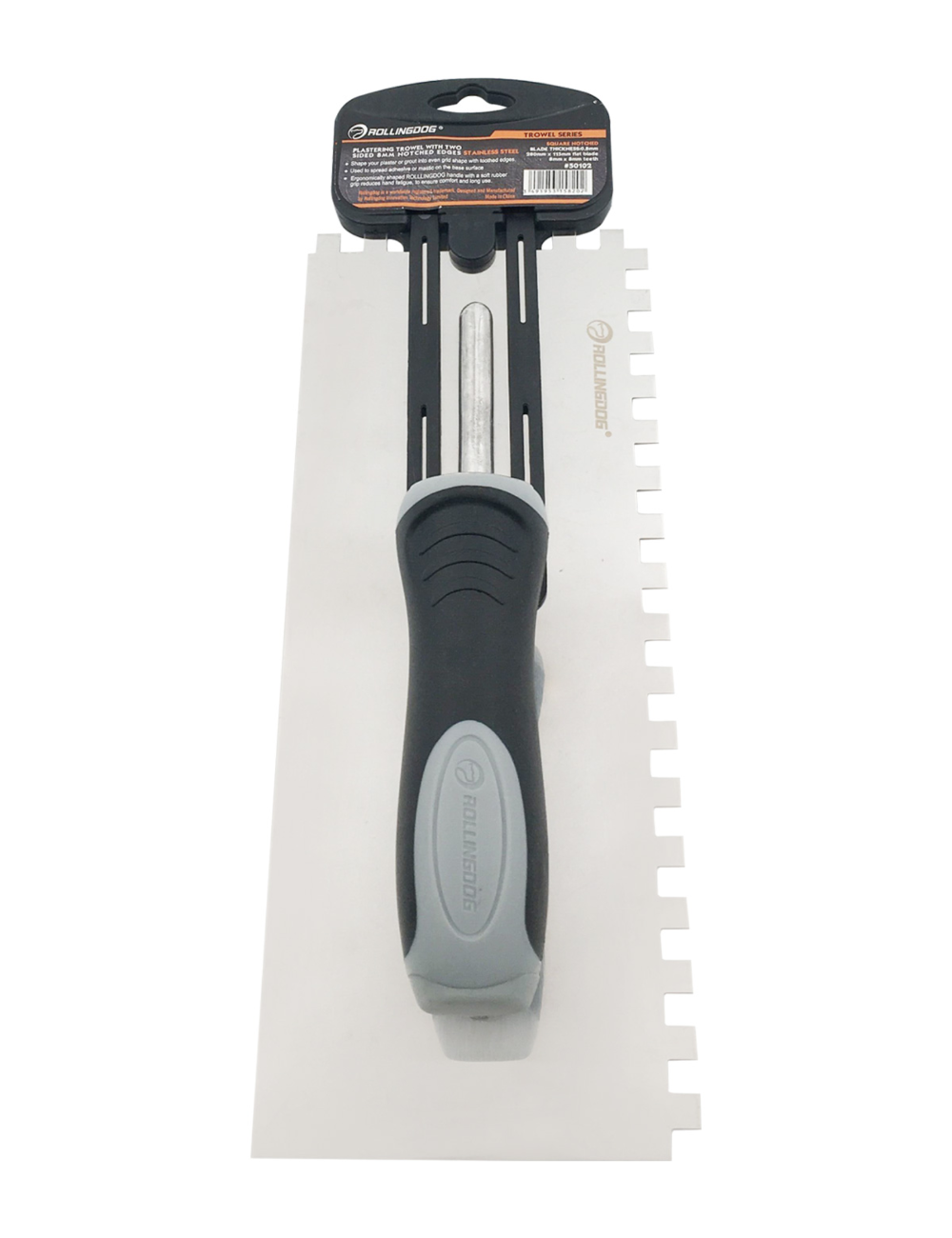 5/16 tile adhesive spreader, flooring trowel, stainless steel trowel, notched tile trowel