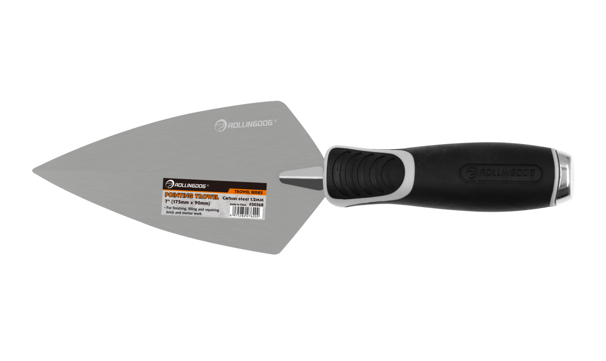7 inch pointing trowel to repair mortar joints in brickwork
