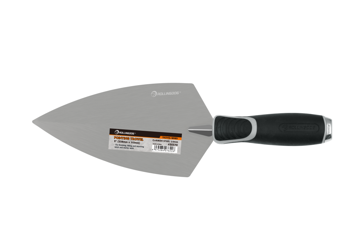 ROLLINGDOG USA Pointing Trowel – Carbon Steel Masonry Tool for Brick & Mortar Repairs (Multiple Sizes) | Application View ...