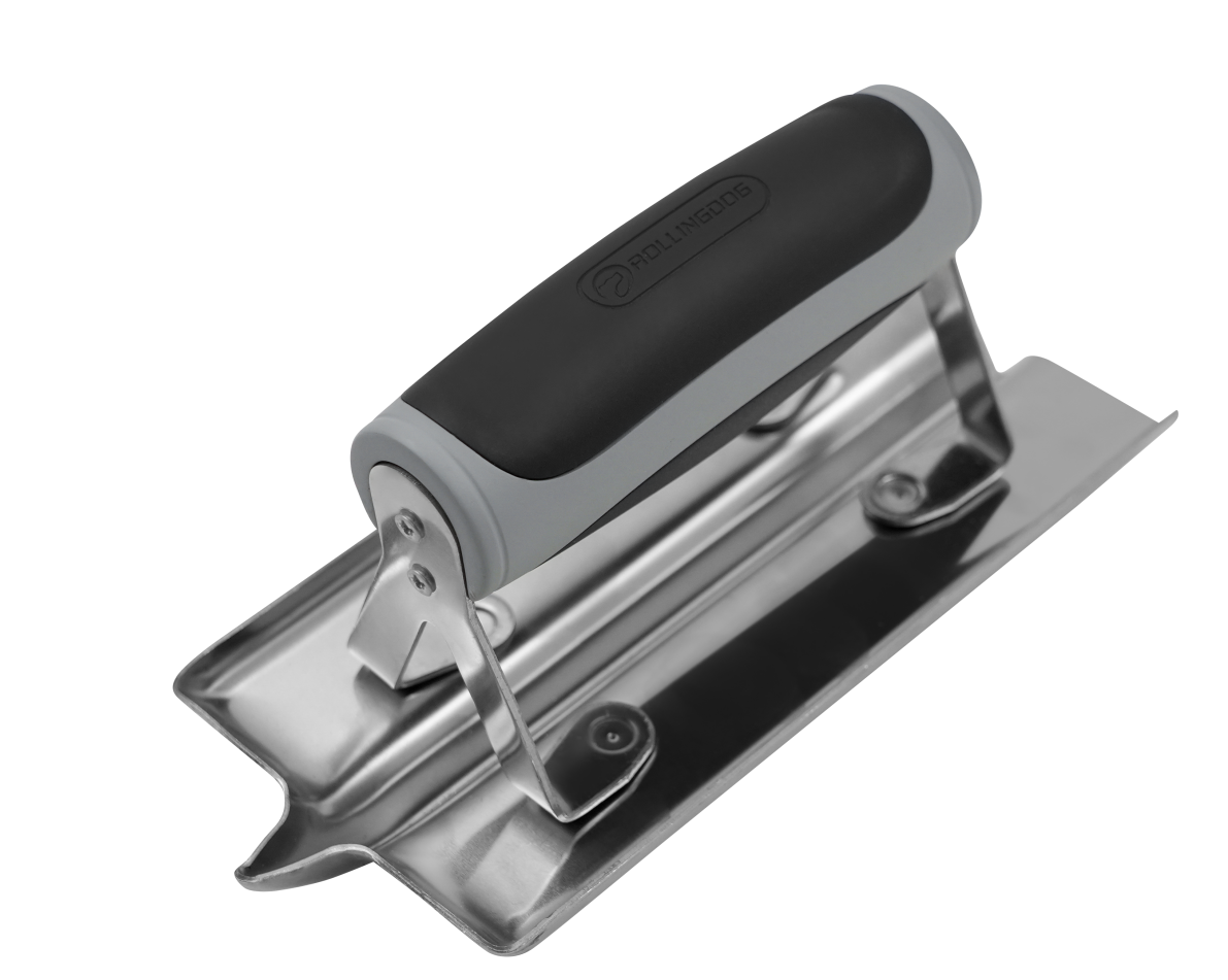 ROLLINGDOG USA 6" × 3" Grooving Trowel – 430 Stainless Steel Concrete Joint Tool | Pro Tool Haus