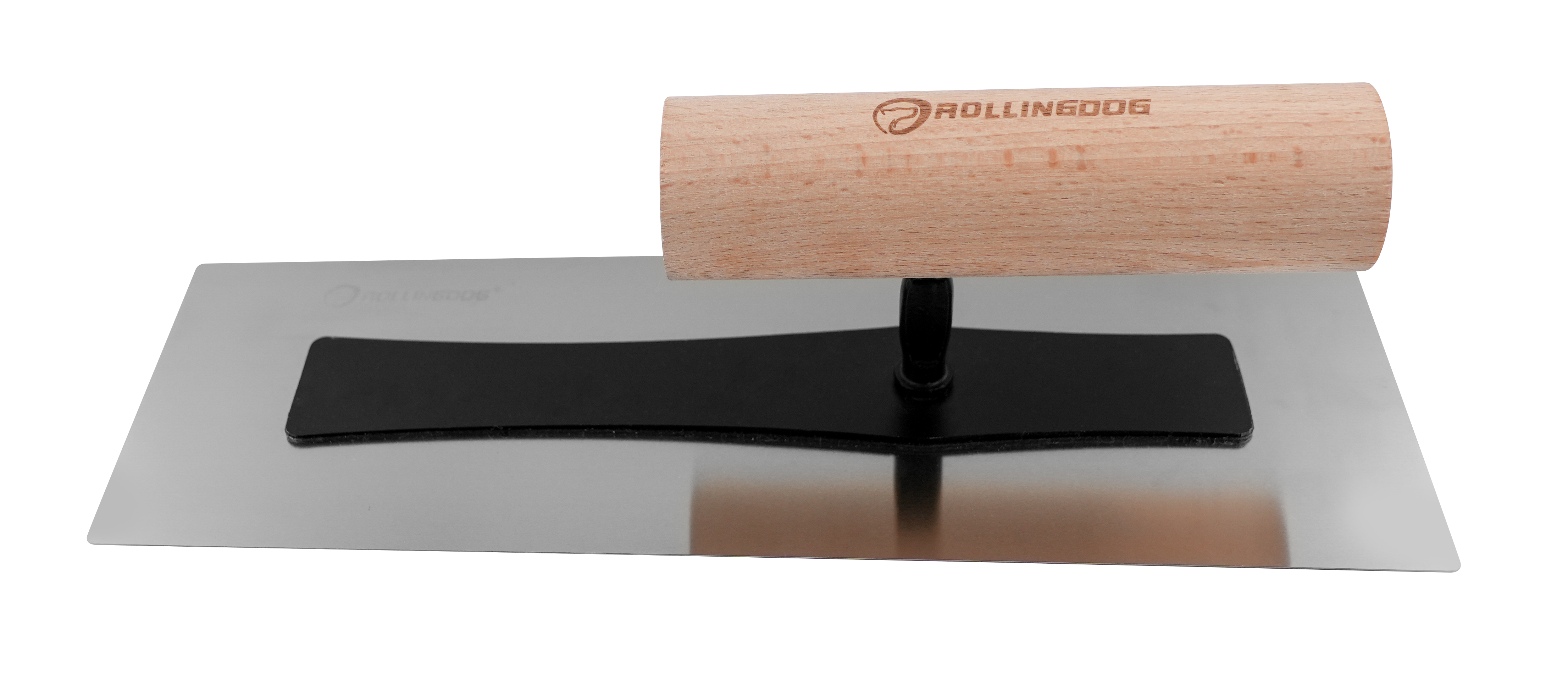 ROLLINGDOG USA SUPER-FLEX Finishing Trowel – 9.5" 301 Stainless Steel Blade (Multiple Options) | Close-up Detail | Pro Too...