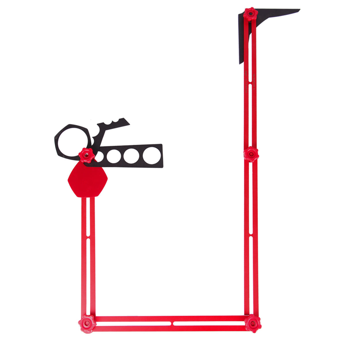 TileTEMPLATE XL with plastic nozzle for pipe hole marking