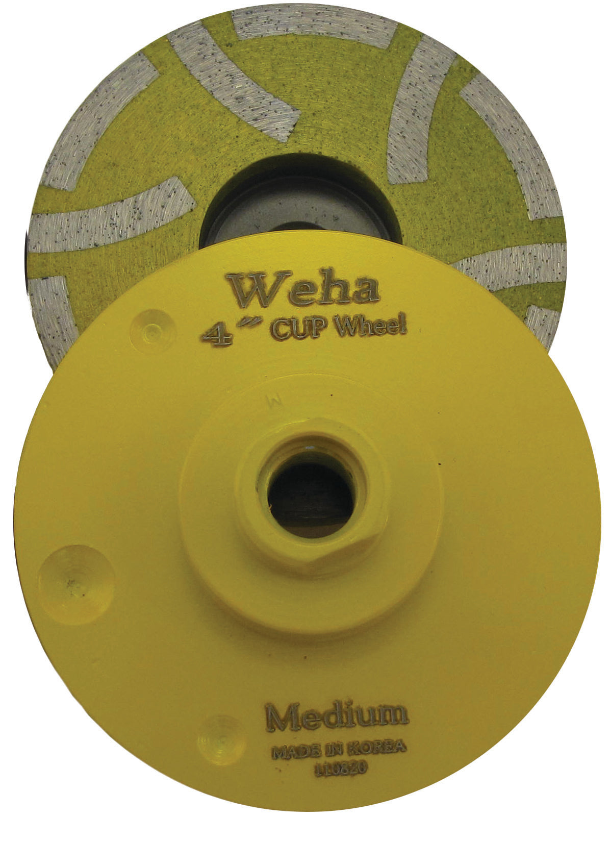 Weha 4" Resin Filled Diamond Cup Wheel | Detail View | angle grinder | Pro Tool Haus
