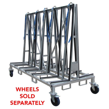 Weha Small Double-Sided A-Frame Transport Cart  78" x 43" x 58" | a frame cart | Pro Tool Haus