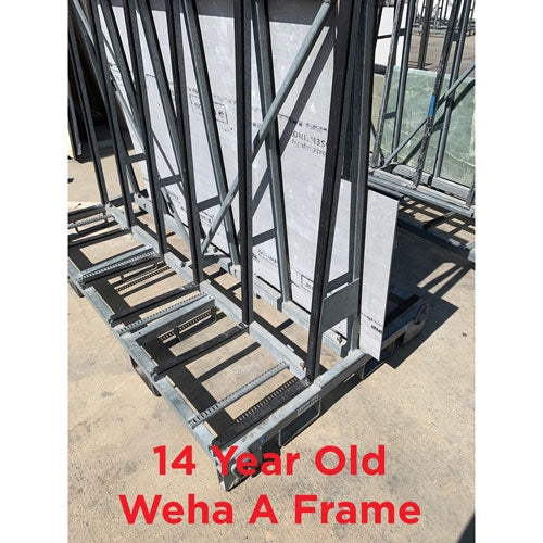 Weha Small Double-Sided A-Frame Transport Cart  78" x 43" x 58" | Package View | a frame cart | Pro Tool Haus