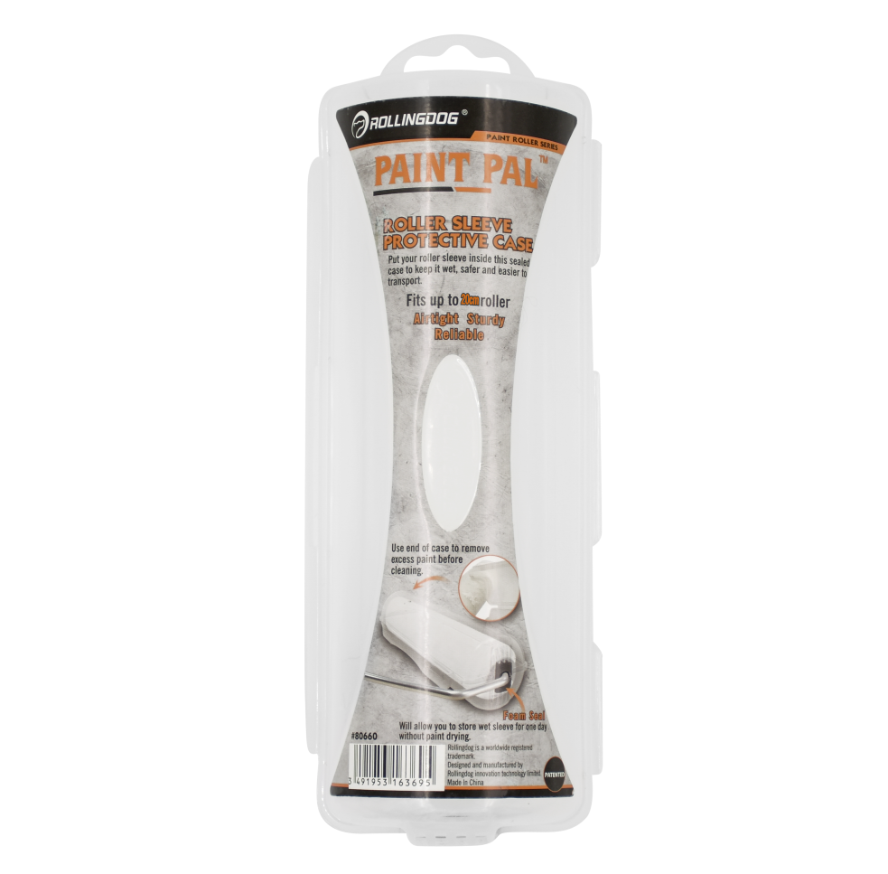 ROLLINGDOG USA PAINT PAL™ Roller Sleeve Protective Case – Airtight Paint Cover Storage (Multiple Sizes) | Detail View | Pr...