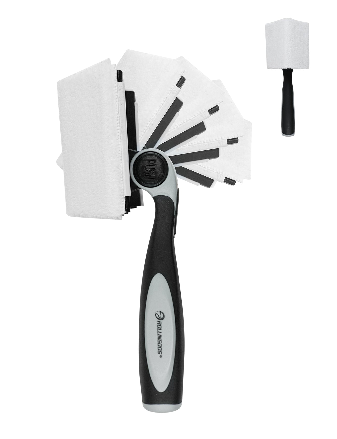 90180-lose-up of microfiber pad surface for even paint coverage