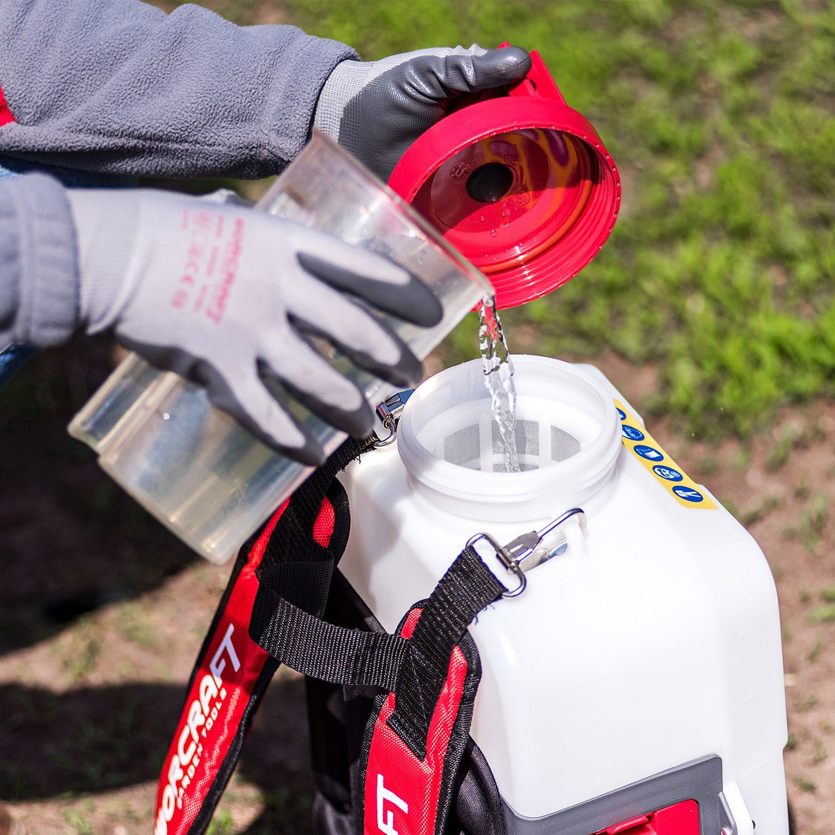 WorCraft 20V Cordless Backpack Sprayer Kit with 4.0Ah Battery Options & Charger