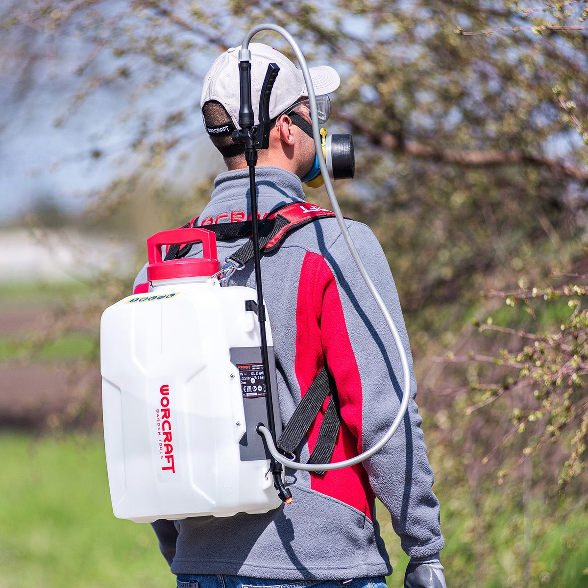WorCraft 20V Cordless Backpack Sprayer Kit with 4.0Ah Battery Options & Charger
