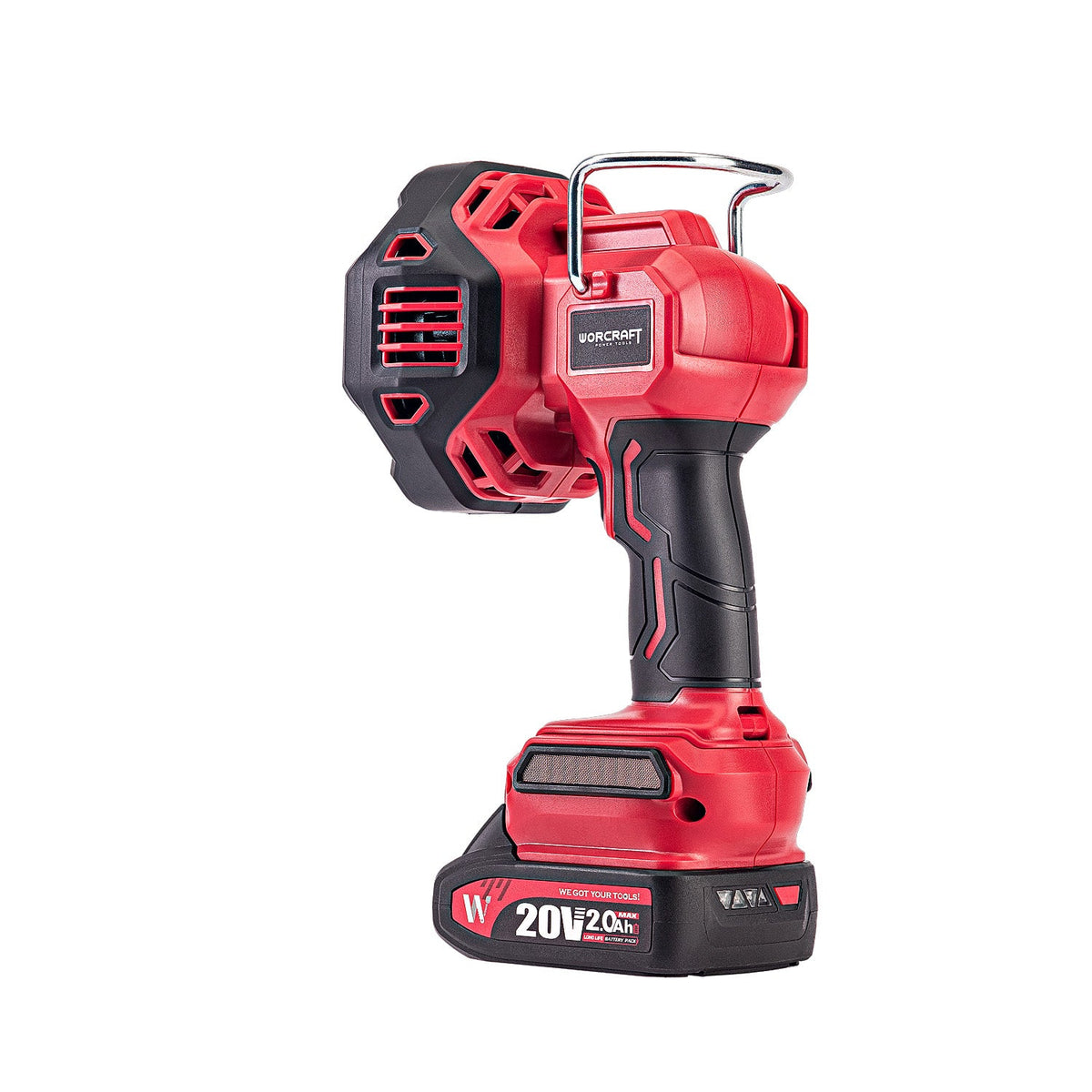 WorCraft 20V Cordless LED Spotlight Kit with 2.0Ah Battery Option & Charger