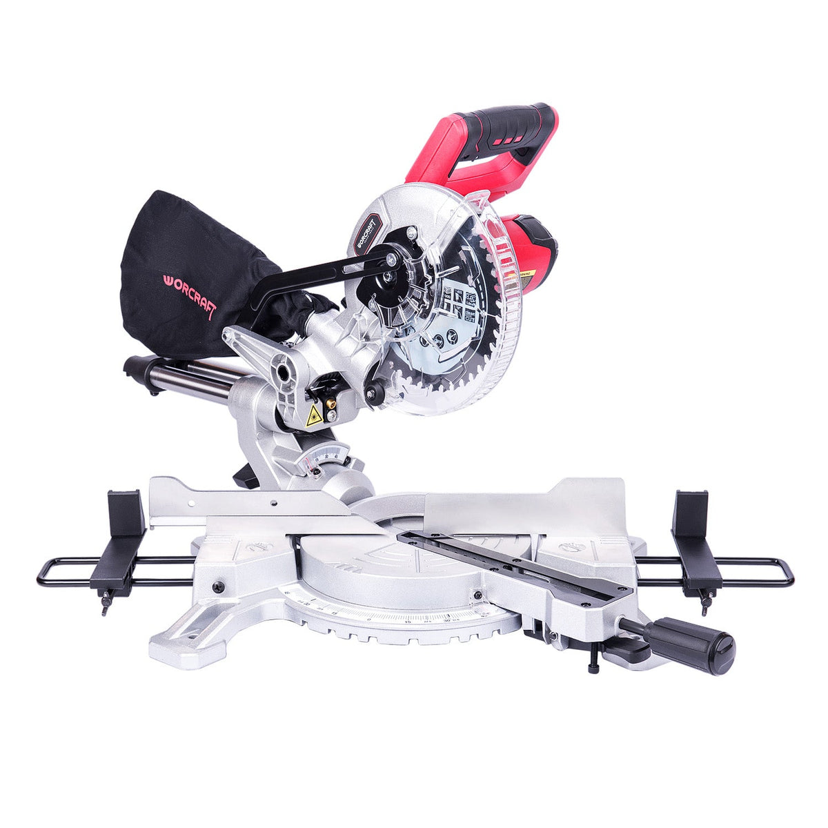 WorCraft 20V Cordless Sliding Miter Saw Kit with 4.0Ah Battery Options & Charger
