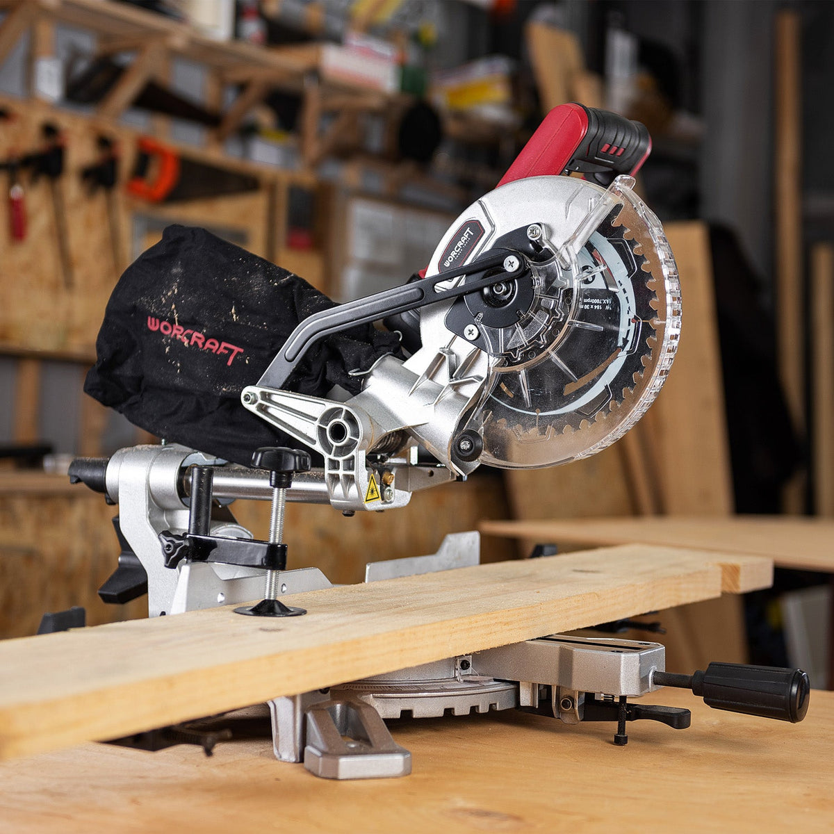 WorCraft 20V Cordless Sliding Miter Saw Kit with 4.0Ah Battery Options & Charger