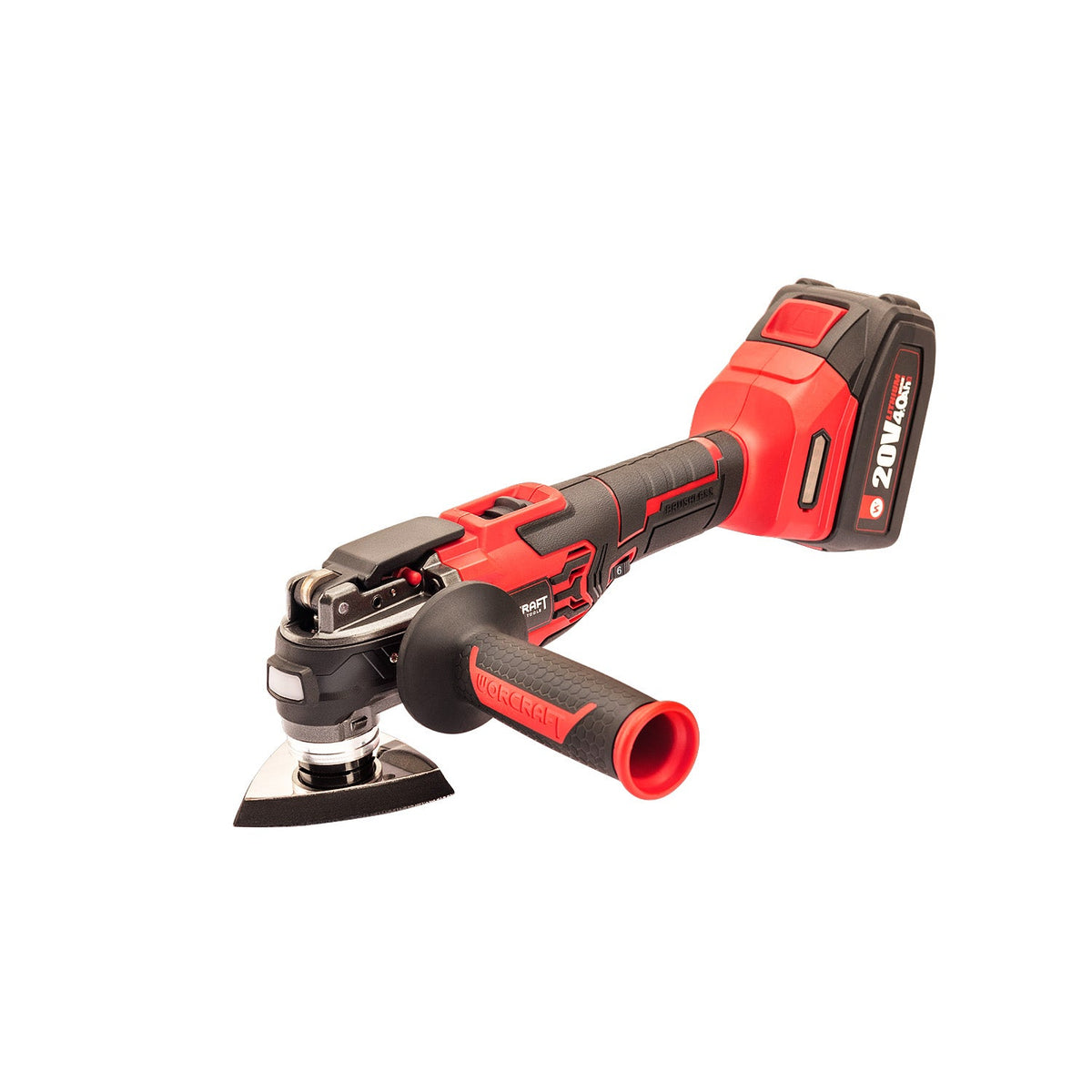 WorCraft 20V Brushless Oscillating Multi-Tool Kit with 4.0Ah Battery Options & Charger