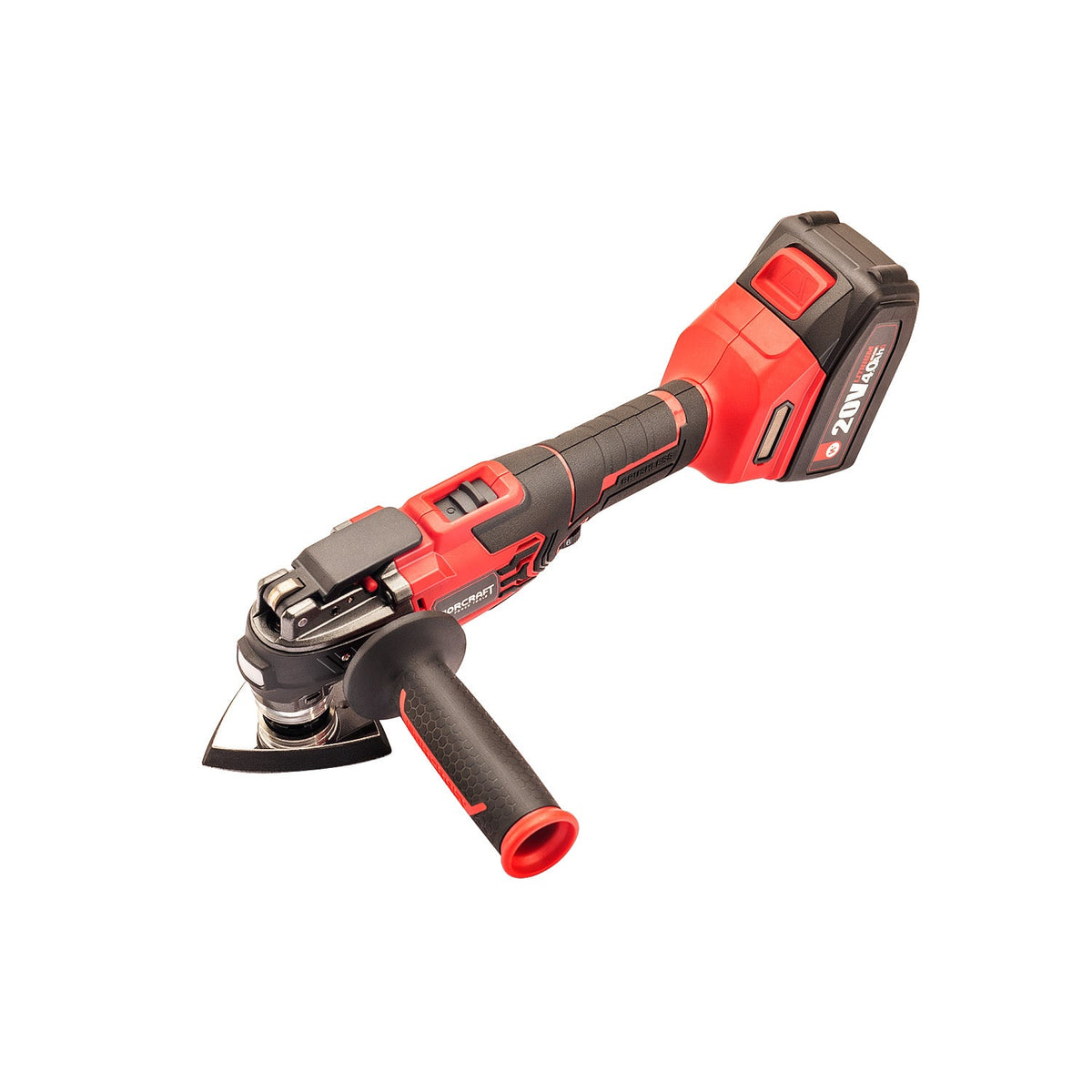 WorCraft 20V Brushless Oscillating Multi-Tool Kit with 4.0Ah Battery Options & Charger