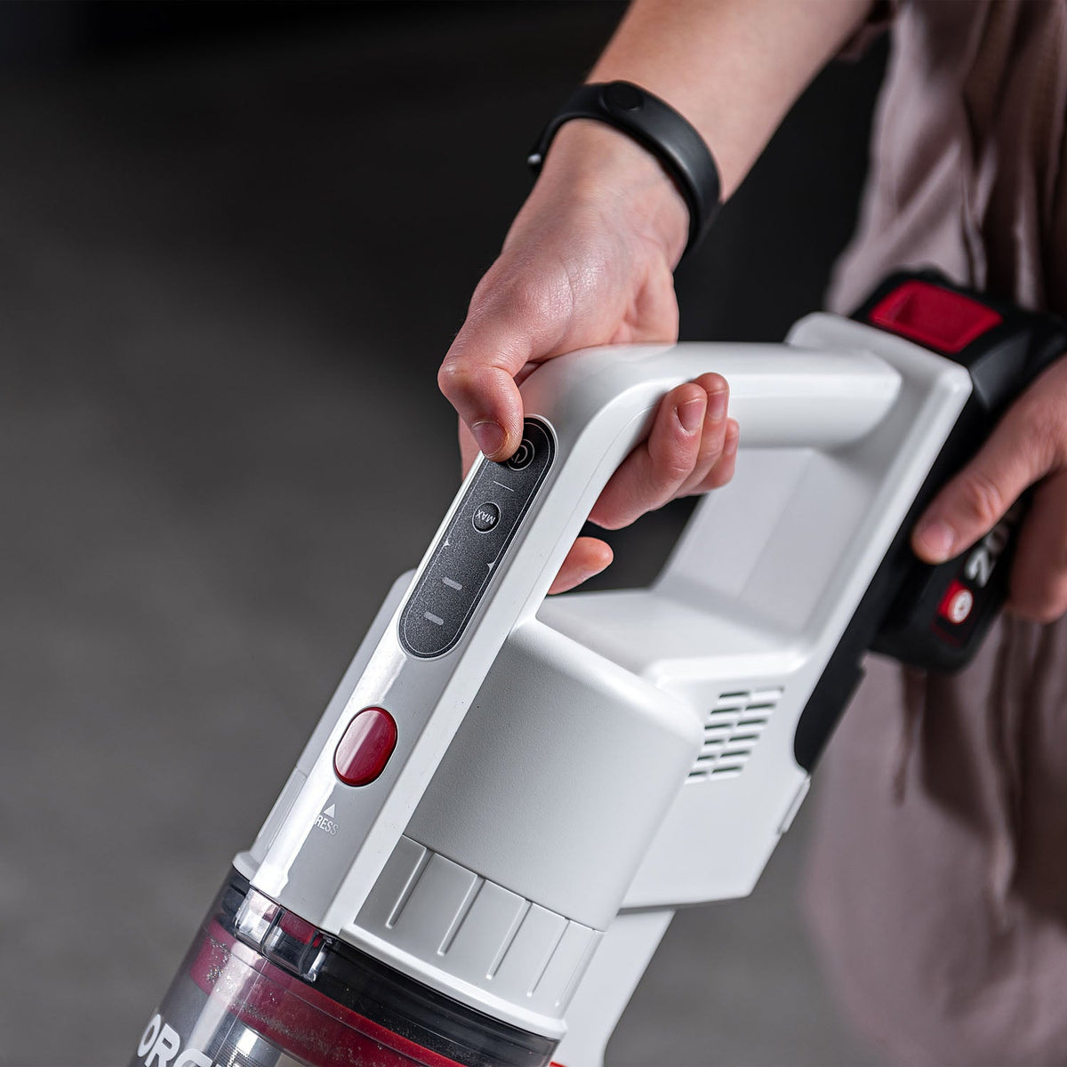 WorCraft 20V Cordless Stick Vacuum Kit with 4.0Ah Battery Options & Charger
