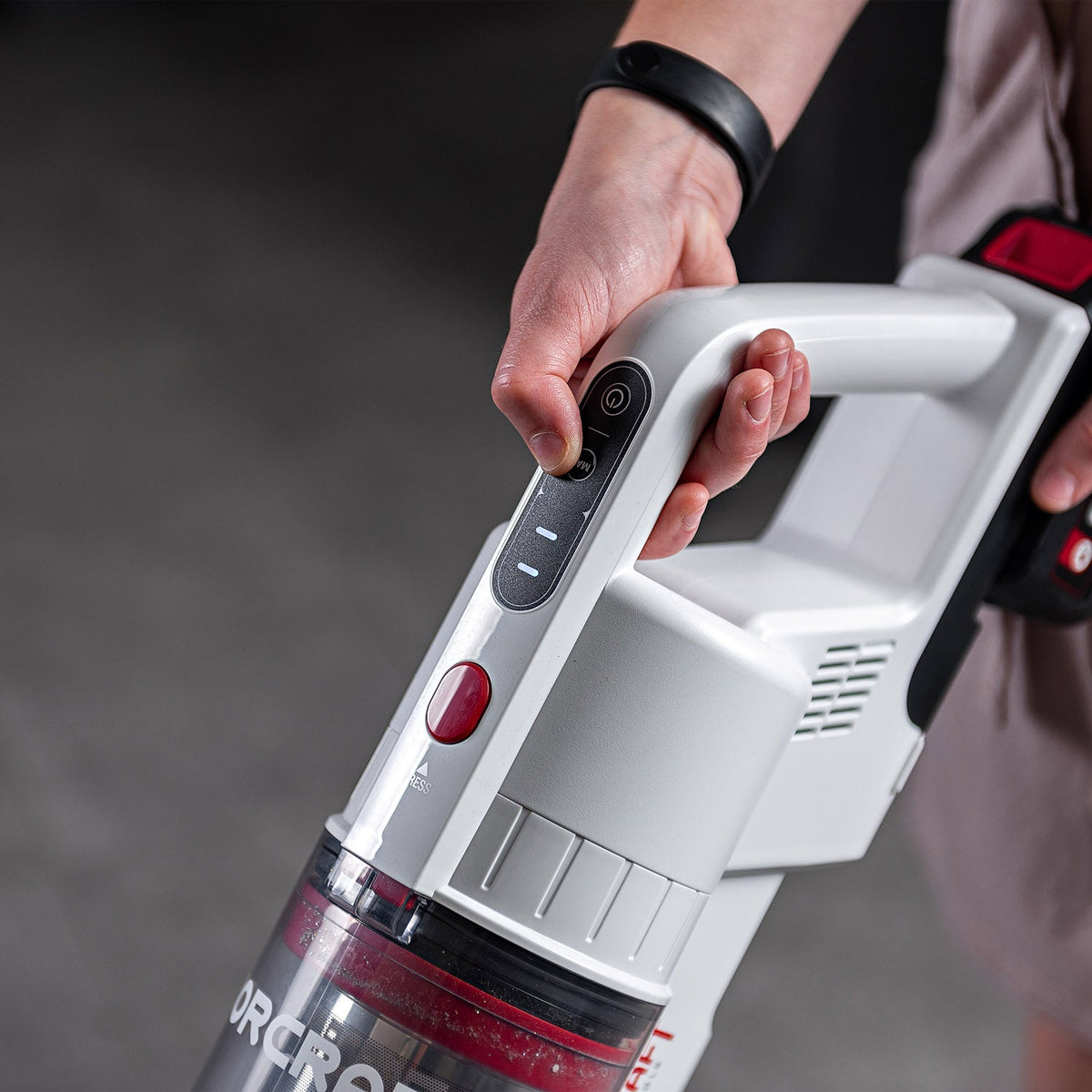 WorCraft 20V Cordless Stick Vacuum Kit with 4.0Ah Battery Options & Charger