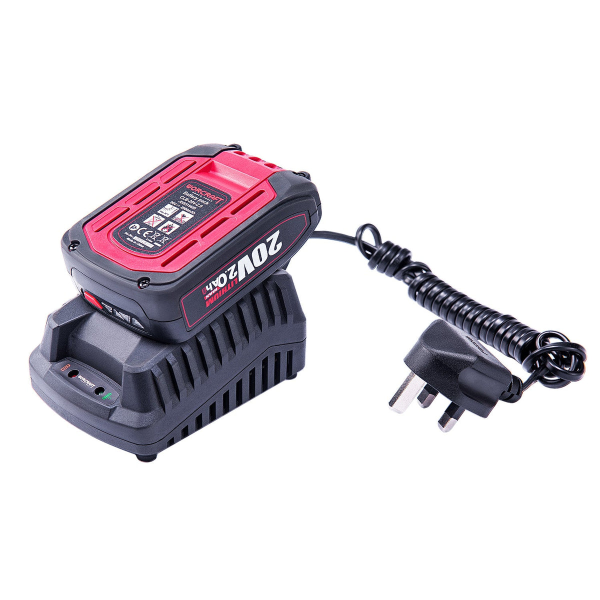 WorCraft 20V Cordless HVLP Paint Sprayer Kit with 2.0Ah Battery Options & Charger