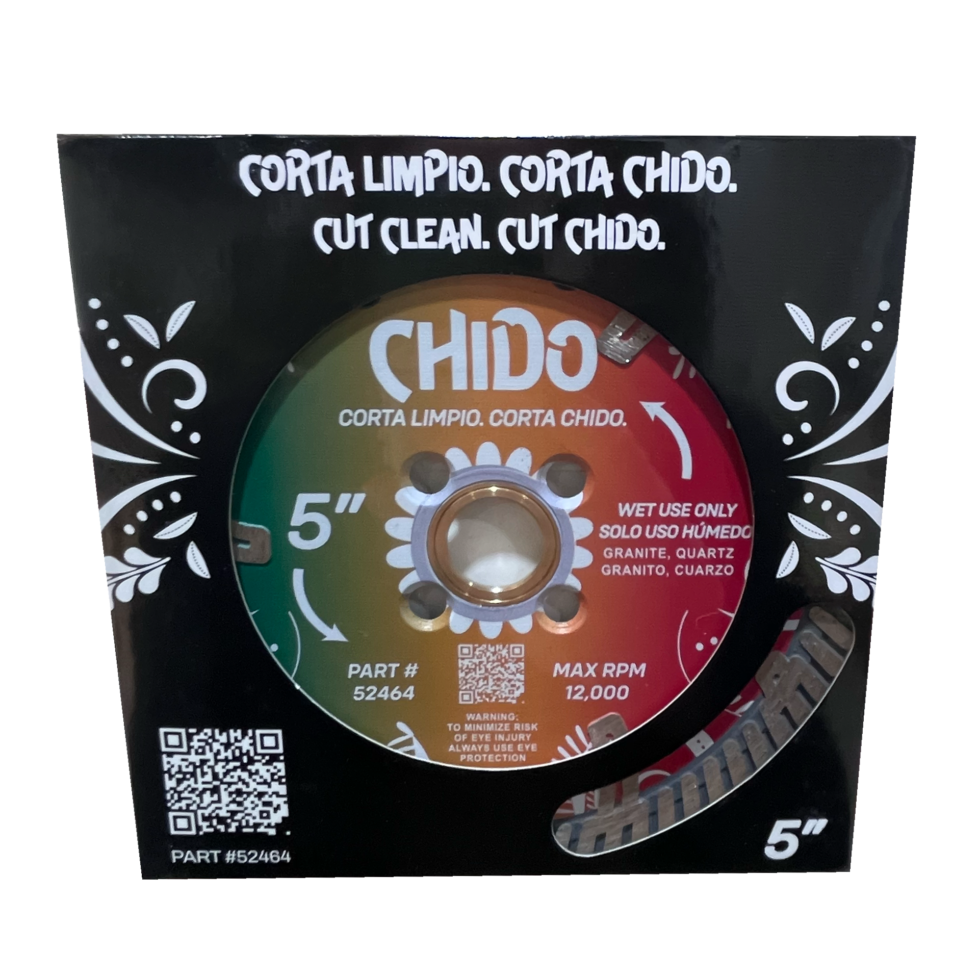 Tenax USA Chido Drop Segment Turbo Blade | Application View | angle grinder | Pro Tool Haus