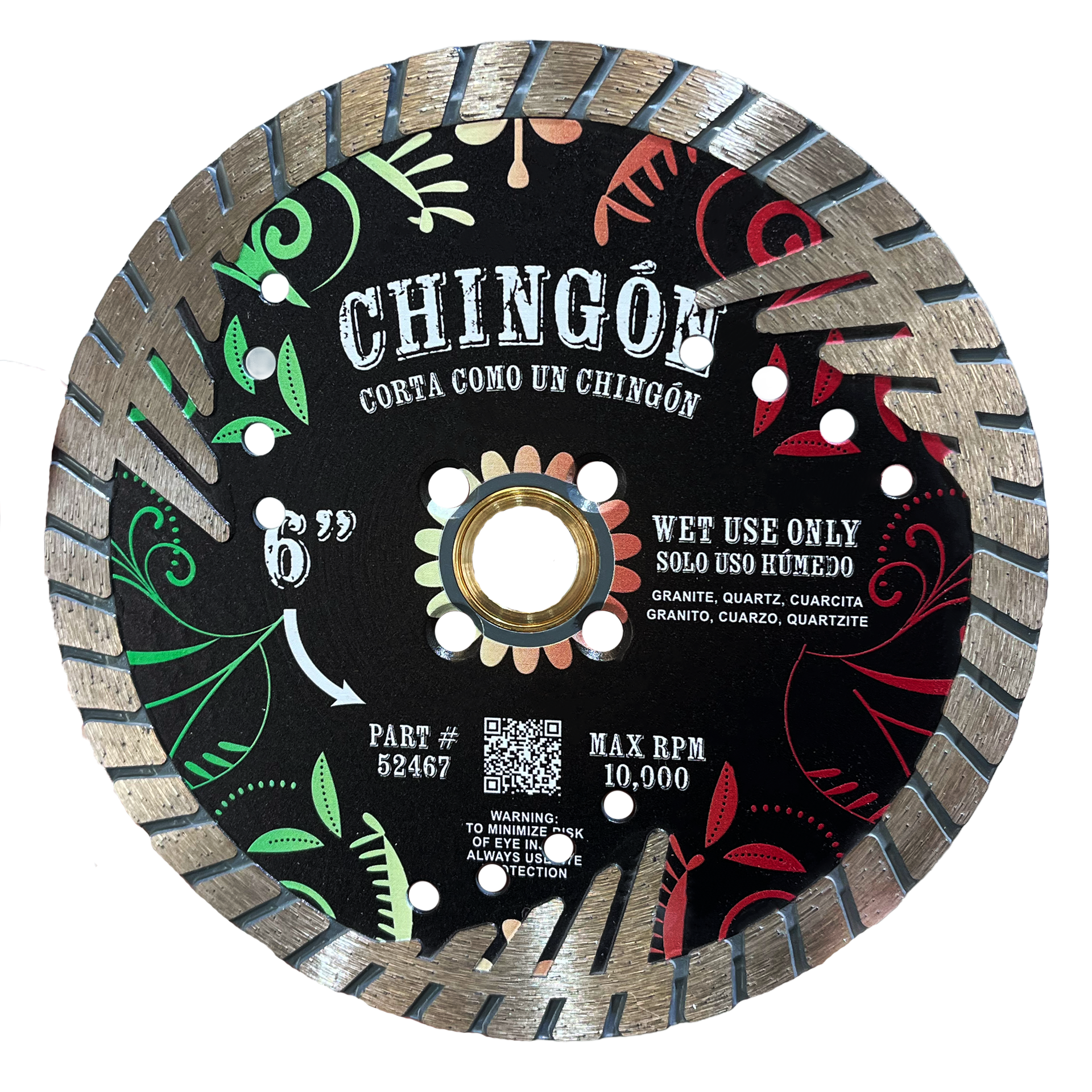 Tenax USA Chingon Premium Side Diamond Turbo Blade | Feature Detail | angle grinder | Pro Tool Haus