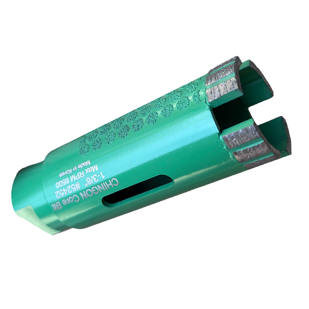 Tenax USA Chingon Laser Welded Sandwich Segment Core Bit | Application View | Chingon | Pro Tool Haus