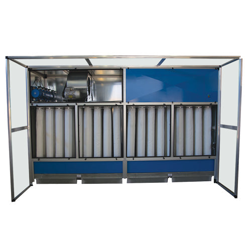 Filter Project 13' (4 Meter) Automatic Dry Dust Collector Booth System | Detail View | air filtration | Pro Tool Haus