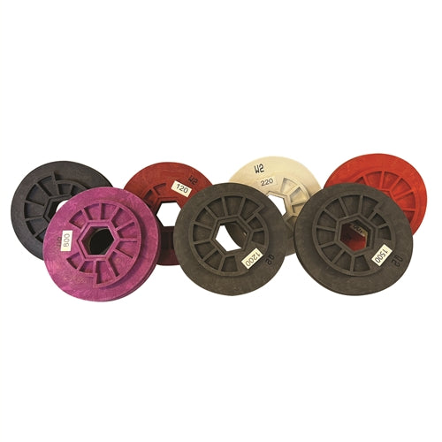 Tenax USA Tenax T36 Snail Lock Auto Inline Edge Polishing Wheels | Feature Detail | combo inline wheels | Pro Tool Haus