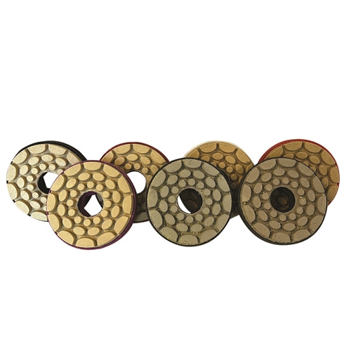 Tenax USA Tenax T36 Snail Lock Auto Inline Edge Polishing Wheels | Detail View | combo inline wheels | Pro Tool Haus