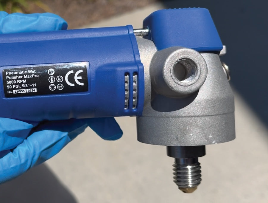 Weha MaxPro Pneumatic Wet Grinder | Feature Detail | air polisher | Pro Tool Haus