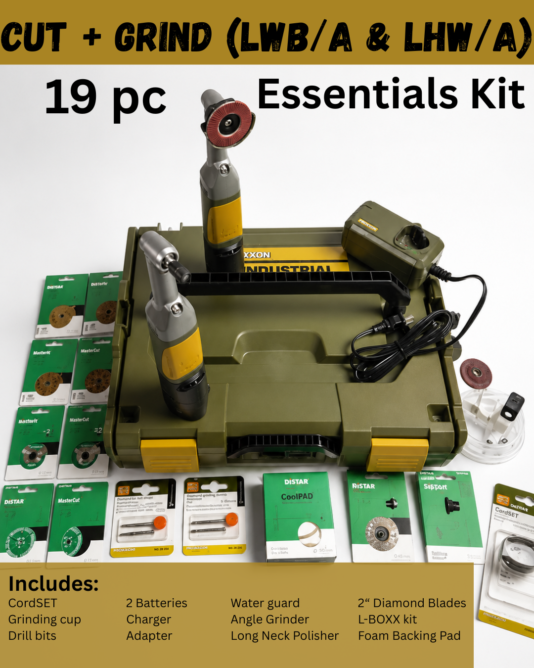 Proxxon-DiStar Essentials Kit — CUT & GRIND