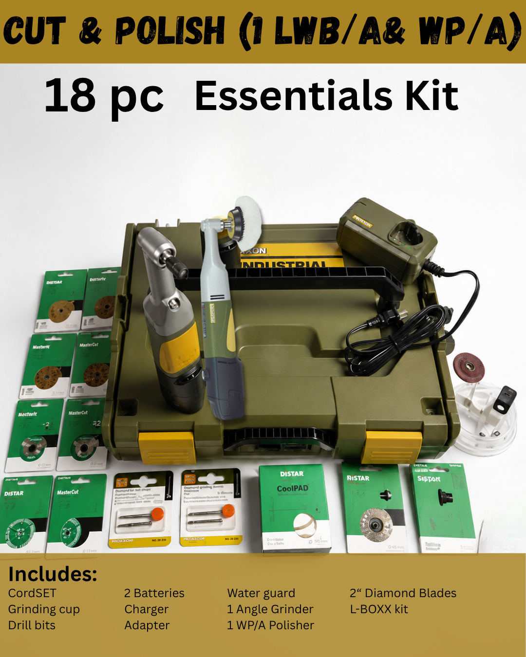 Proxxon-DiStar Essentials Kit — CUT & POLISH