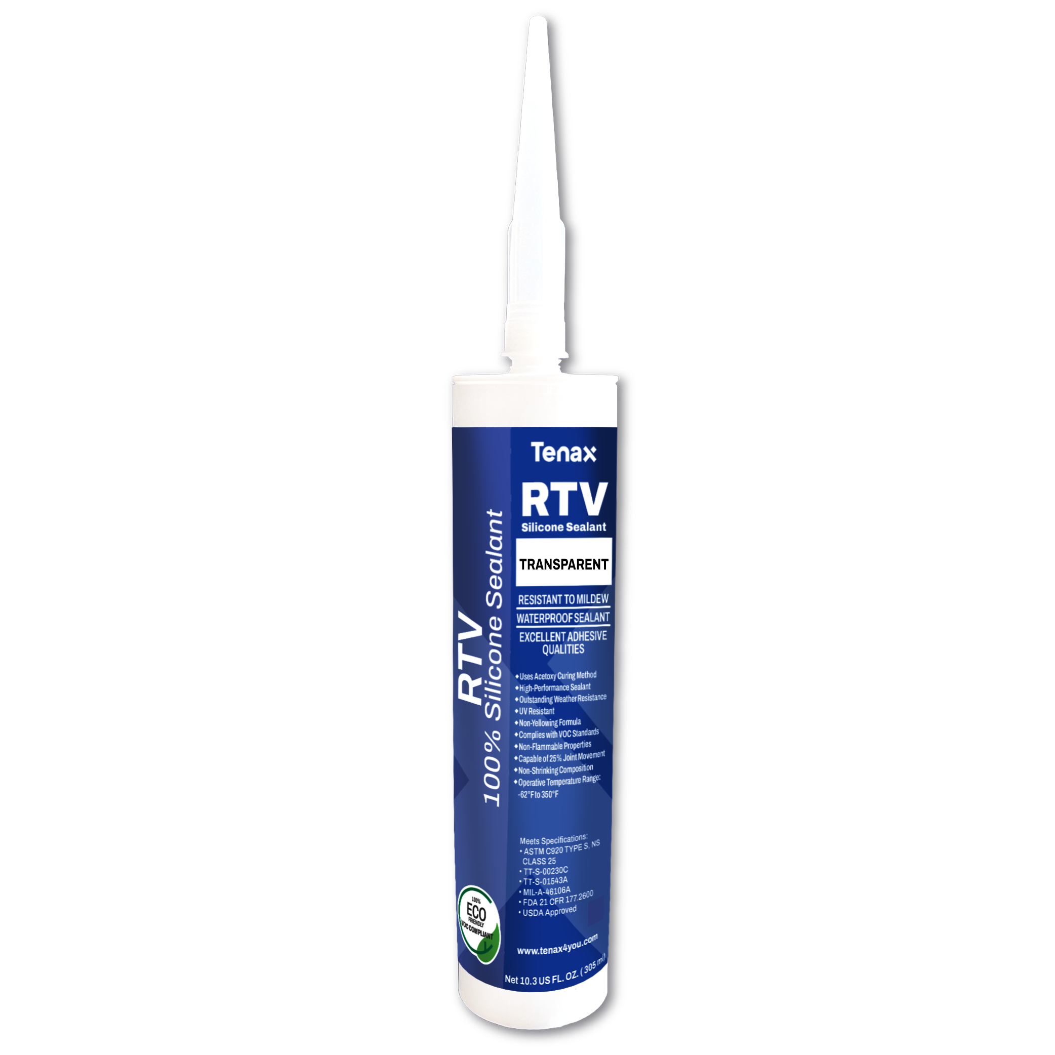 Tenax USA RTV Silicone Sealant | Close-up Detail | caulk | Pro Tool Haus