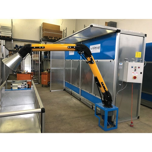 Filter Project 13' (4 Meter) Automatic Self-Cleaning Dry Dust Collector with Arm Attachment | Specification View | air fil...