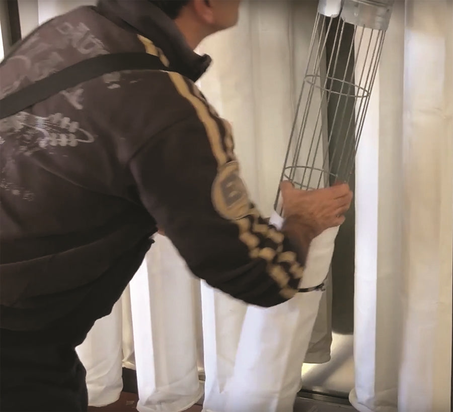 Filter Project Replacement Filtering Sleeves | Close-up Detail | dust collection system | Pro Tool Haus