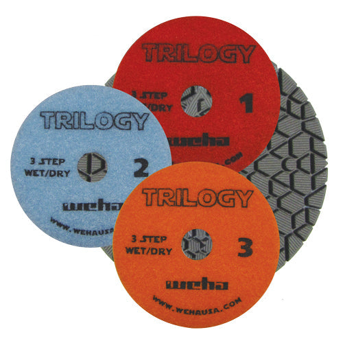 Weha Trilogy 3 Step Polishing Pads | ceramic | Pro Tool Haus