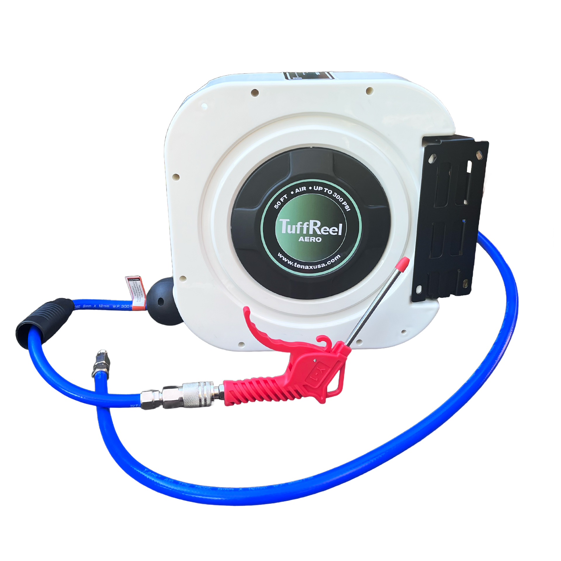 Tenax USA TuffReel Aero 50 FT Retractable Air Hose Reel | Feature Detail | air reel | Pro Tool Haus
