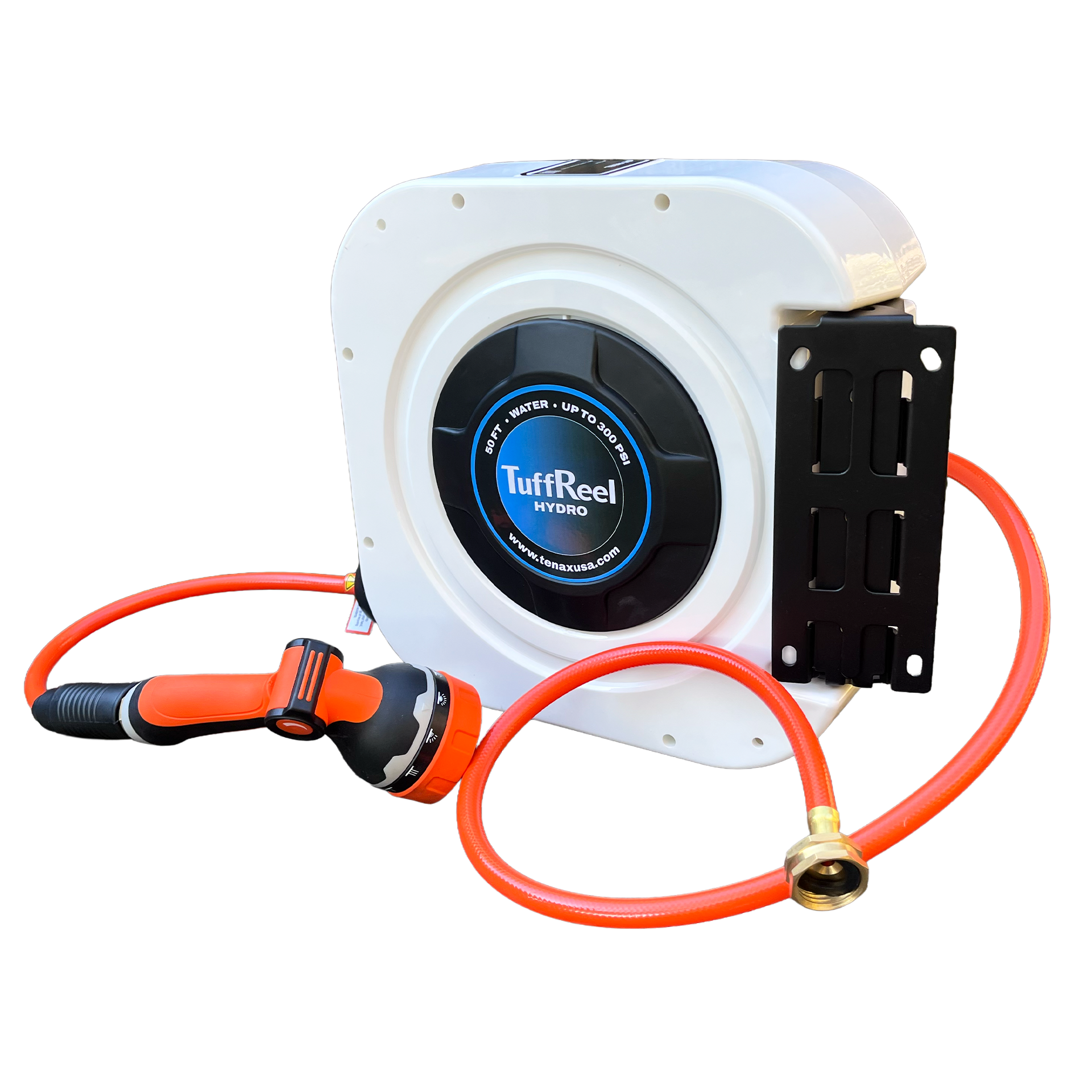 Tenax USA TuffReel Hydro 50 FT Retractable Water Hose Reel | Application View | hose reel | Pro Tool Haus