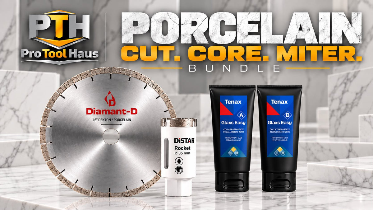 Porcelain Cut Core Miter Bundle – Diamant-D + DiStar Rocket + Glaxs Easy